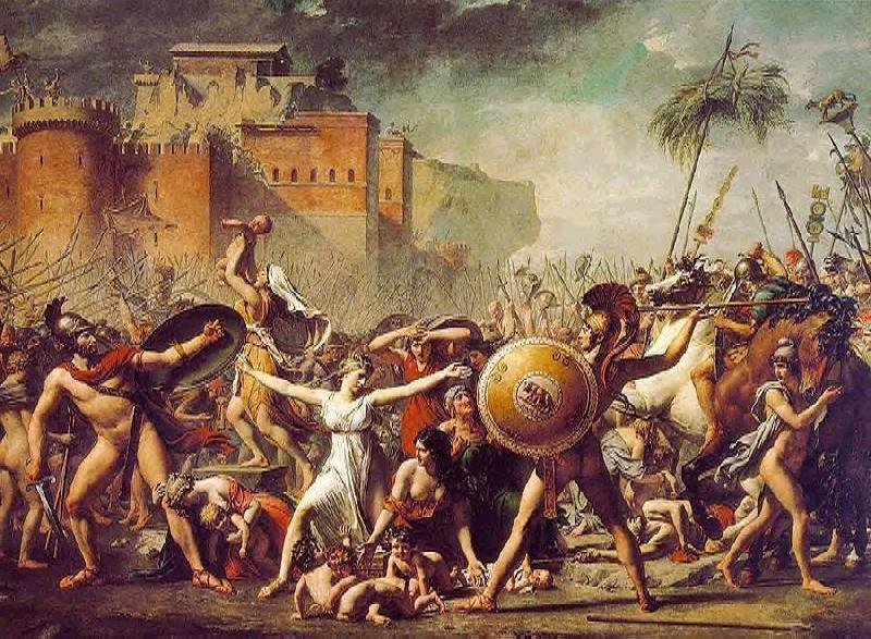 Jacques-Louis David The Sabine Women oil painting picture